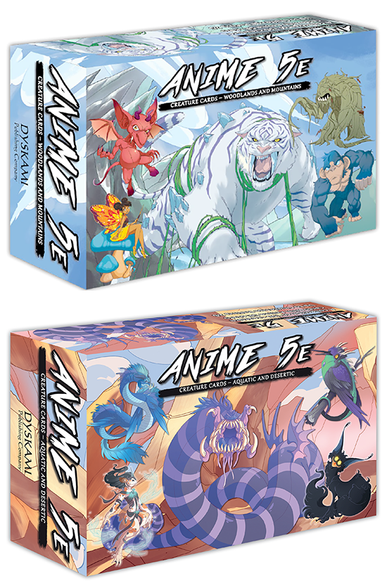 Anime 5E Creature Cards Volume 1