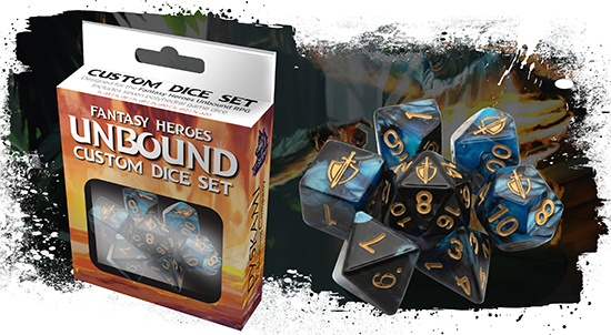 Fantasy Heroes Unbound Custom Dice Set